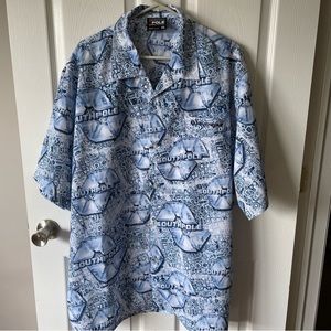 NWOT Vintage Men’s South Pole Button Down Shirt